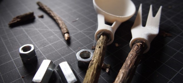 Sladle + Stabber: cubiertos para acampar de Sharon Myoung o ¿dónde está el diseño?